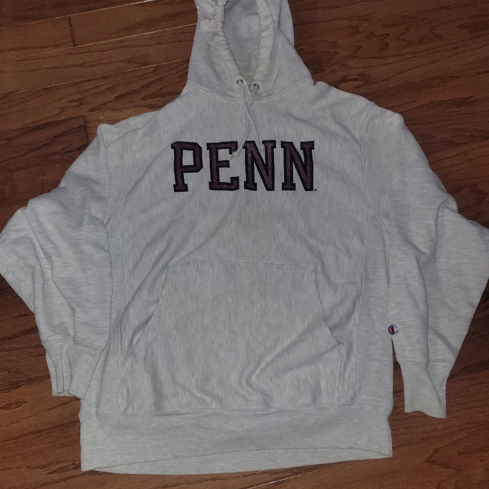 Champion penn hoodie double sided